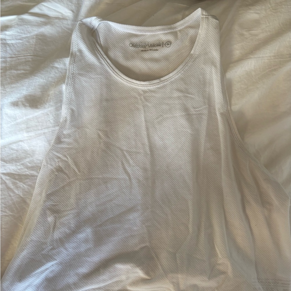 White Sleeveless Top